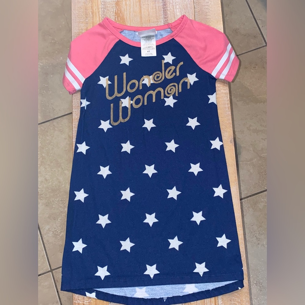 Girls Wonder Woman 4T nightgown